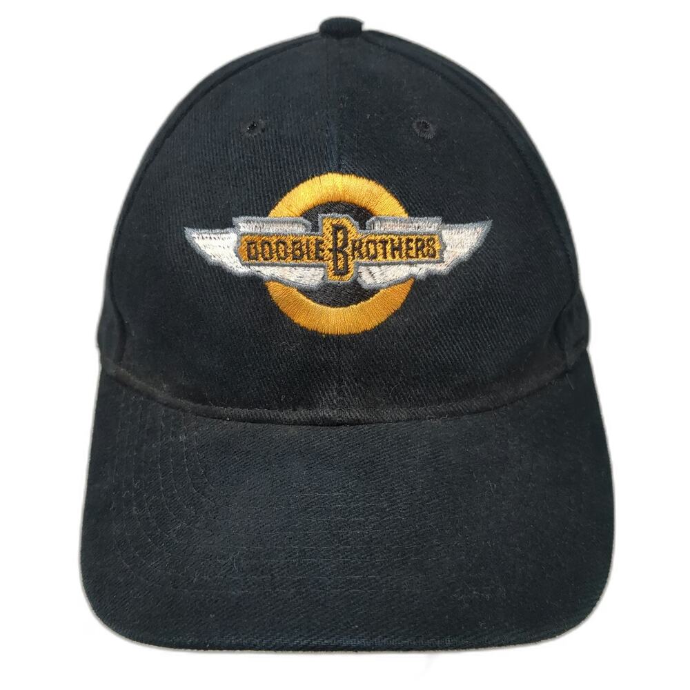 Otto Baseball Cap Black One Size Doobie Brothers Embroidered Rock Band Music Hat